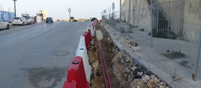 Valletta trenching